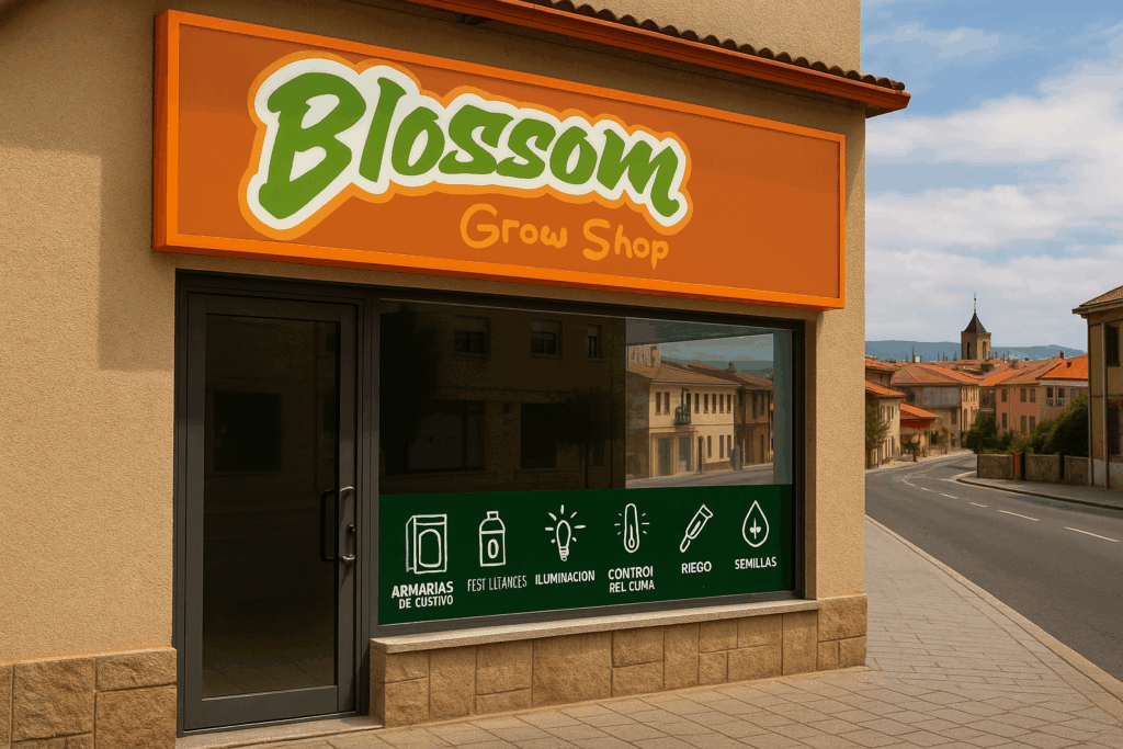Blosson Grow Shop generada con IA