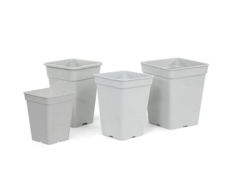 Maceta Cuadrada Blanca