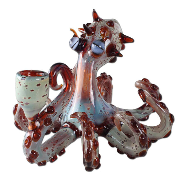 Bong De Vidrio Optopus I Black Leaf