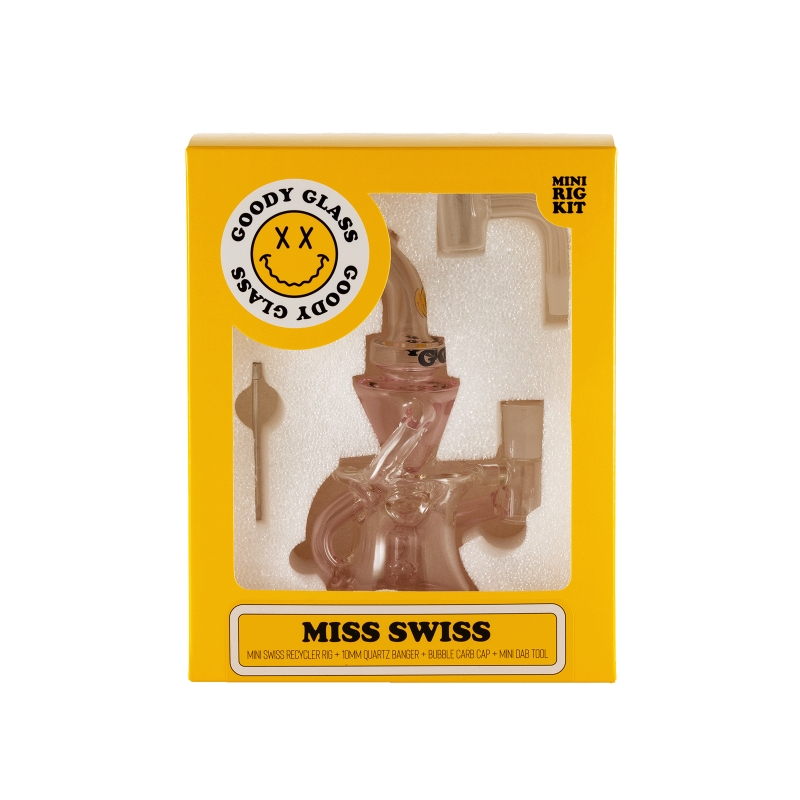 Goodyglass-Goody Miss Swiss Mini Rig Kit - Pink - Imagen 2