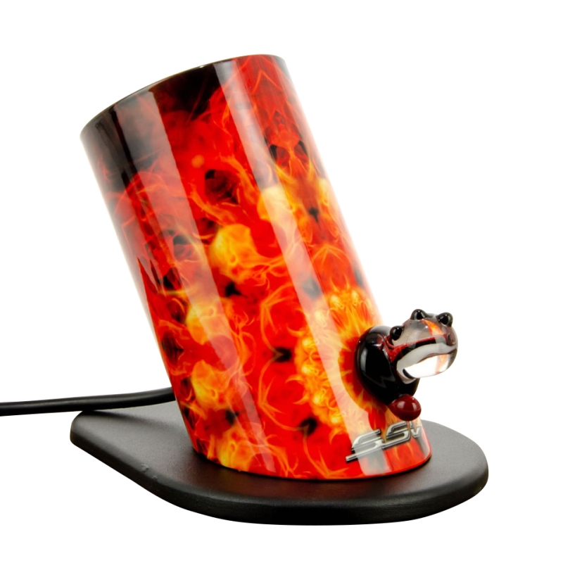 Vaporizador Elev8 Silver Surfer (SSV) Wave Rider - Burning Lotus C/ Transparente Aroma Top